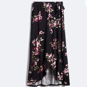 Colette Madyson Faux Wrap Knit Midi Skirt